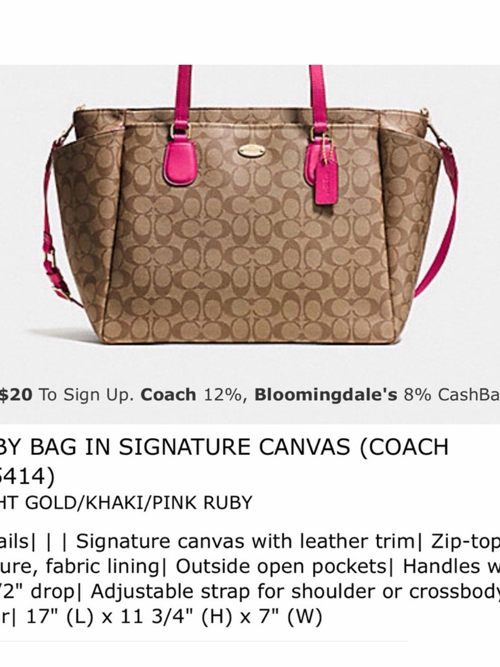 Coach bag